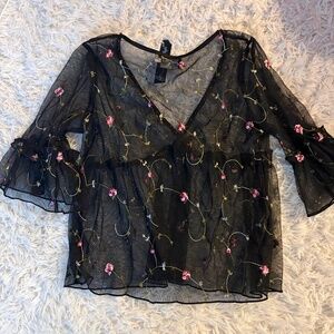 Floral share shirt